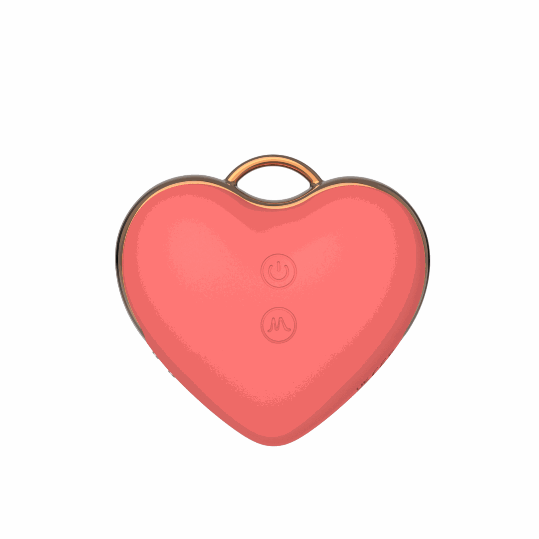 LuvHeart Vibrator – With Suction & Tapping Modes