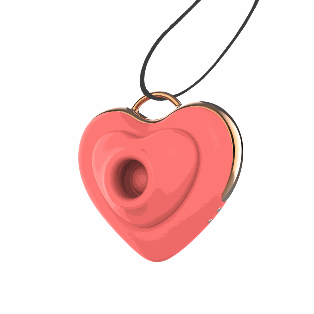 LuvHeart Vibrator – With Suction & Tapping Modes