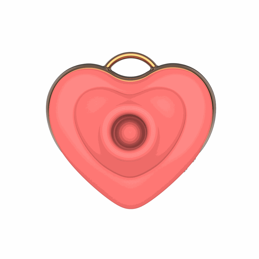 LuvHeart Vibrator – With Suction & Tapping Modes